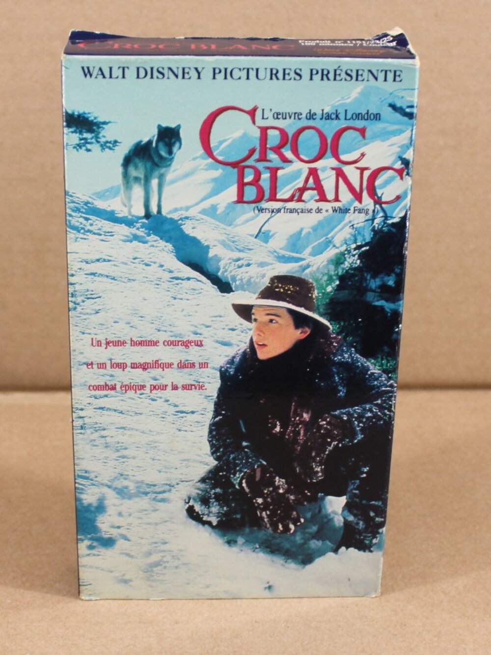 Croc Blanc/ White Fang (VHS)(French) Tested VFQC
